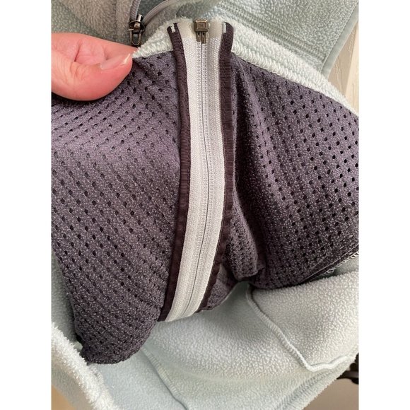 Patagonia Women Blue  Synchilla Fleece Vest Full Zip Mock Neck 25163f6 Small - Picture 8 of 9